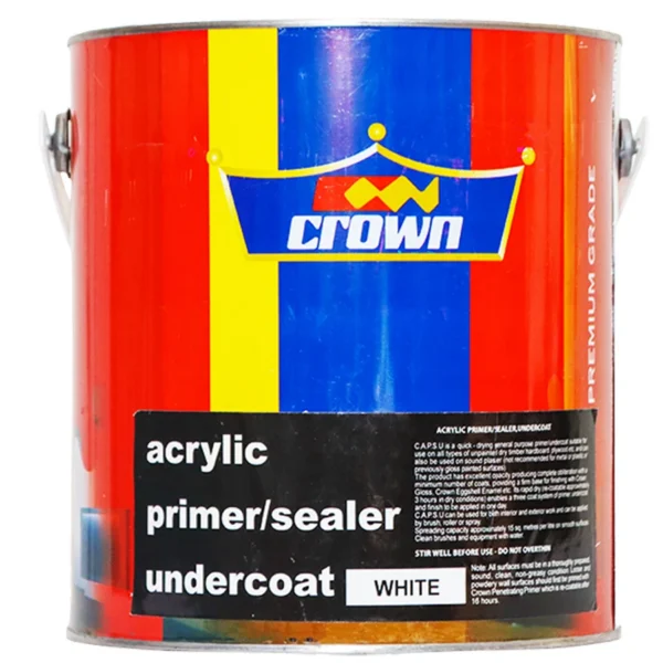 Crown Acrylic Primer Sealer Undercoat product packaging