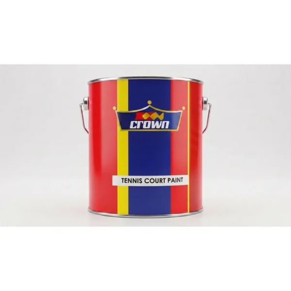 Crown Acrylic Tennis Court Paint product packaging