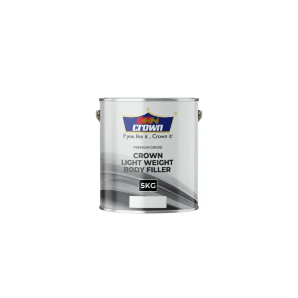 Crown Light Weight Body Filler Kit (Body Filler + Hardener + Applicator) product packaging