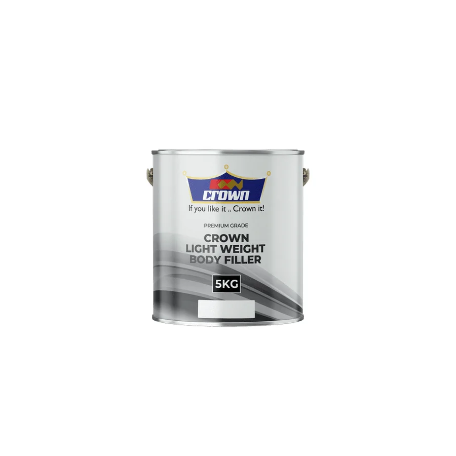 Crown Light Weight Body Filler Kit (Body Filler + Hardener + Applicator) product packaging