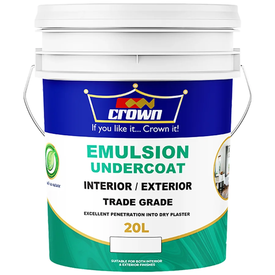 Crown Premium Emulsion Undercoat product packaging