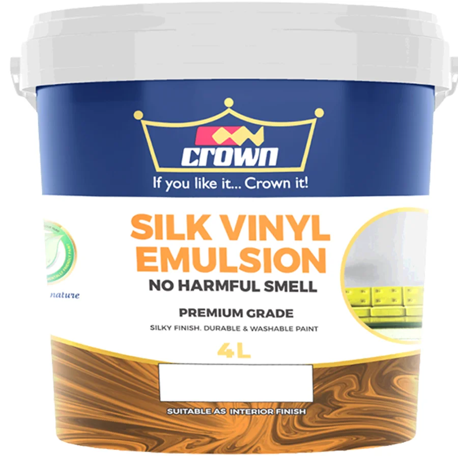 Crown Silk Vinyl Emulsion product packaging