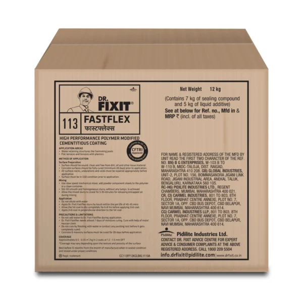 Dr. Fixit Fastflex product packaging
