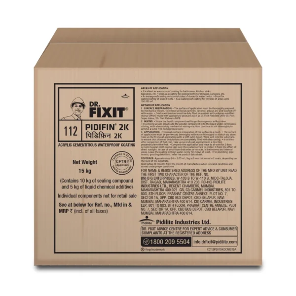 Dr. Fixit Pidifin 2K product packaging