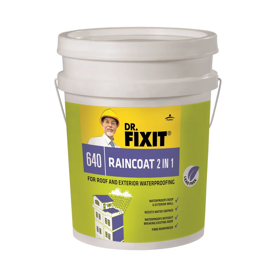 Dr. Fixit Raincoat 2 In 1 White product packaging